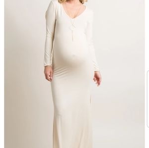 Pink Blush Maternity Dress